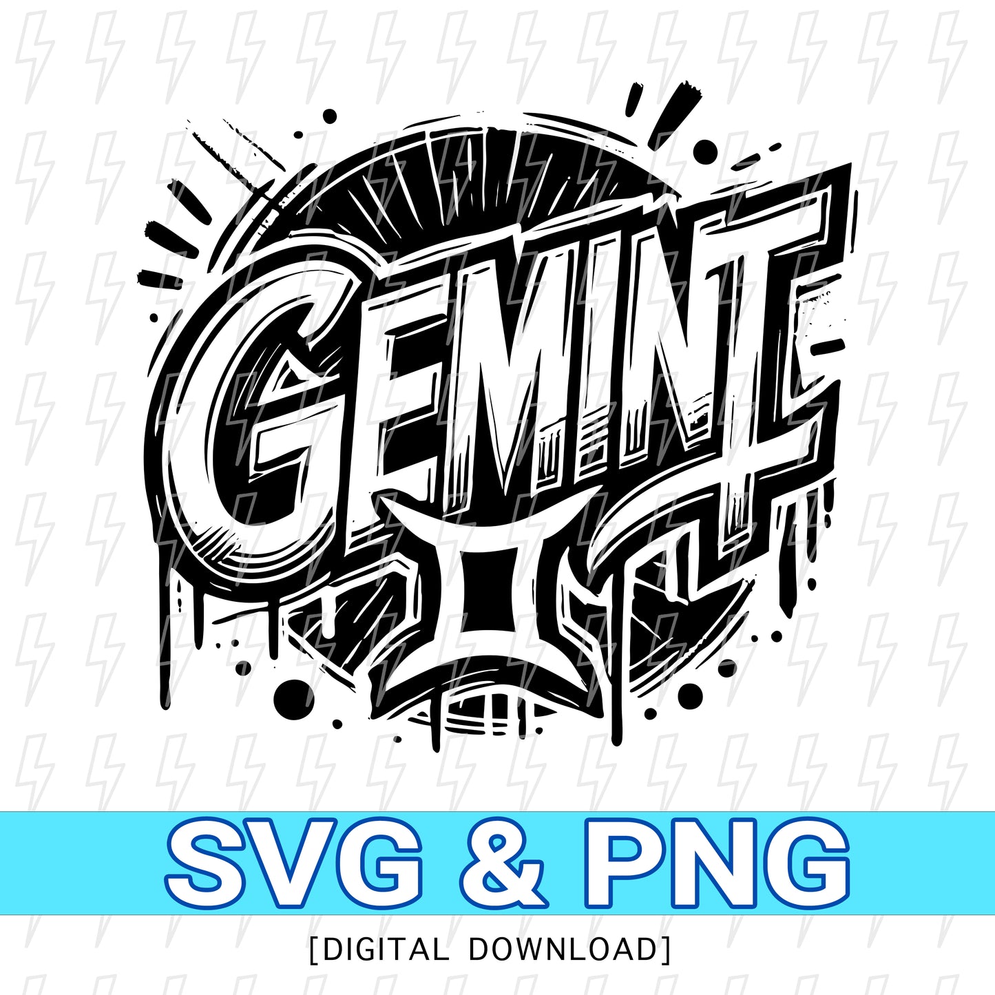 Zodiac Birthday SVG & PNG Bundle