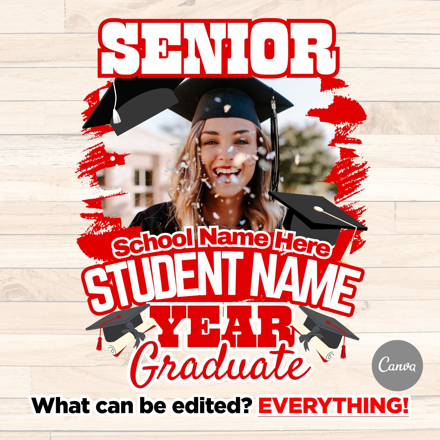 Senior Graduation Canva Template 2025