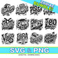 Zodiac Birthday SVG & PNG Bundle