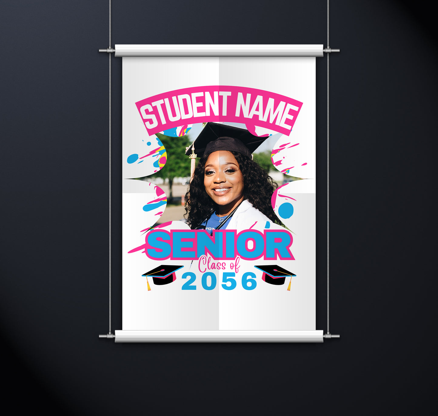 Class of 2025 Graduation Canva Template - Easy DIY Digital Download