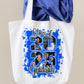 BLUE Class of 2025 Senior Design Canva Template , Graduation Class of 25 png files