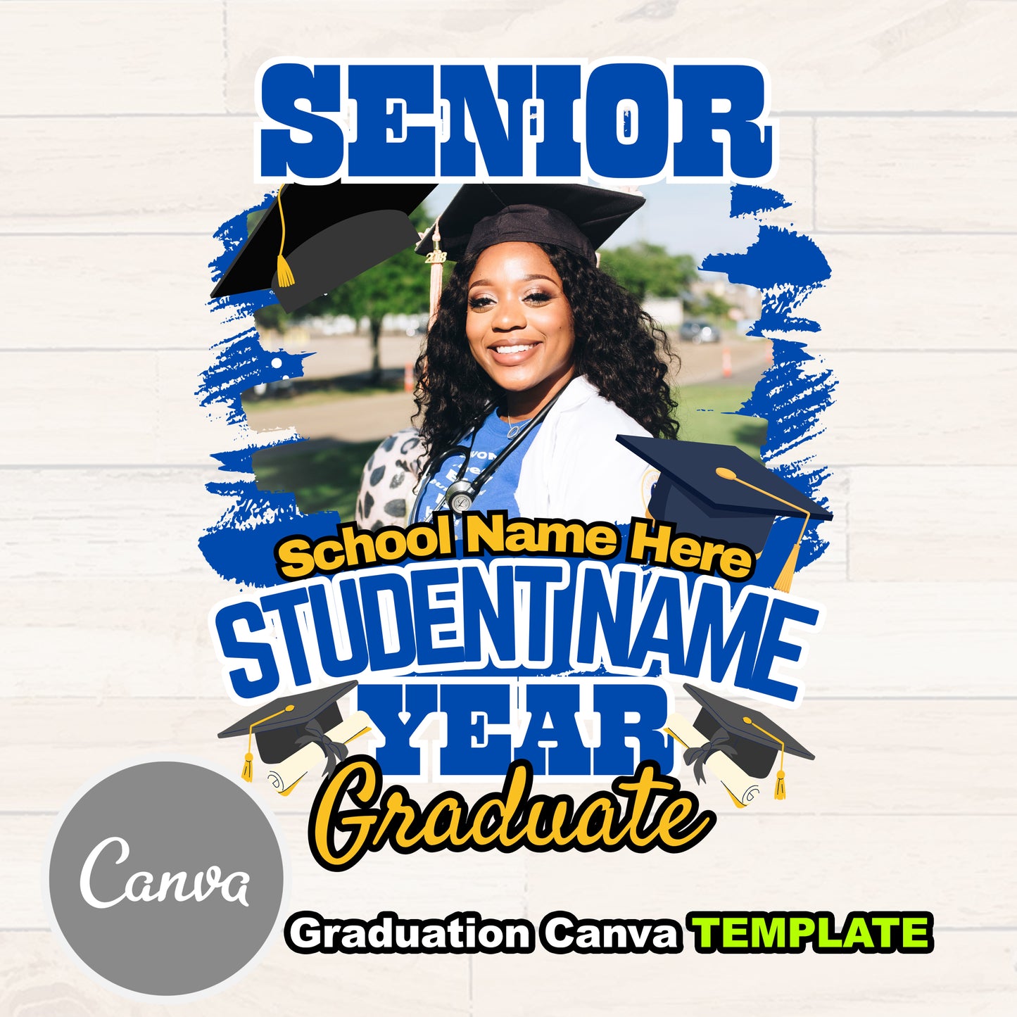 Senior Graduation Canva Template 2025