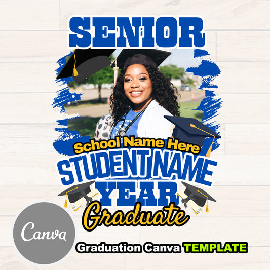 Senior Graduation Canva Template 2025