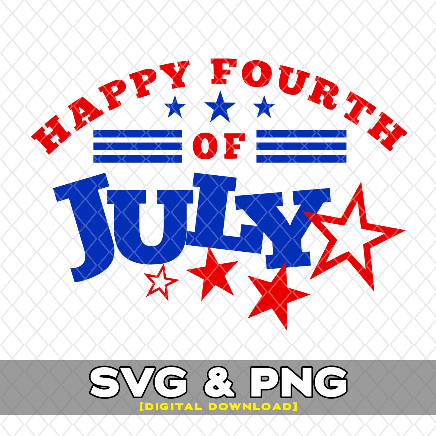 4th of July SVG & PNG for DIY Crafts