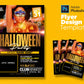 Halloween Party Flyer Template - Customizable PSD for Adobe Photoshop [Instant Download]