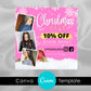 Christmas Flyer CANVA Template - Social Media